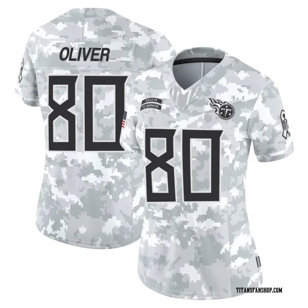 Women's Bryce Oliver Tennessee Titans Limited Arctic Camo 2024 Salute to Service Jersey