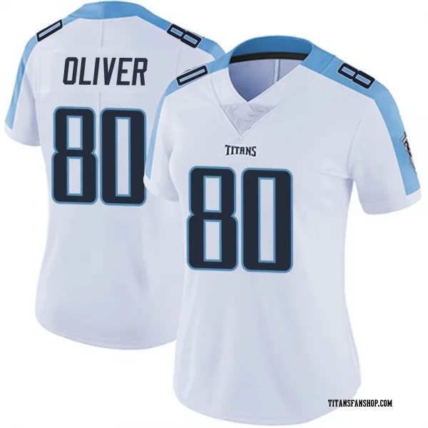 Women's Bryce Oliver Tennessee Titans Limited White Vapor Untouchable Jersey