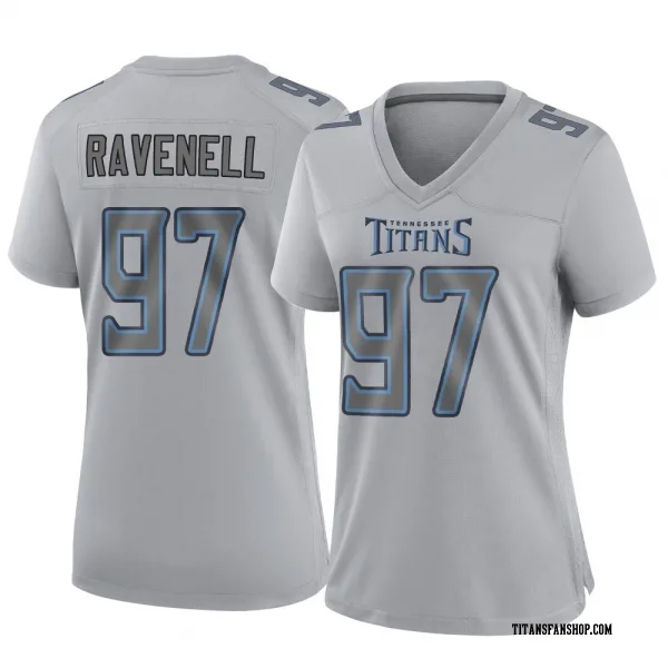 Women's C.J. Ravenell Tennessee Titans Game Gray Atmosphere Fashion Jersey