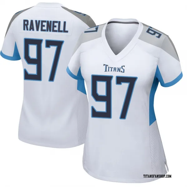 Women's C.J. Ravenell Tennessee Titans Game White Jersey
