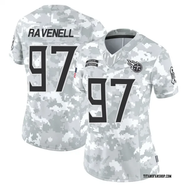 Women's C.J. Ravenell Tennessee Titans Limited Arctic Camo 2024 Salute to Service Jersey