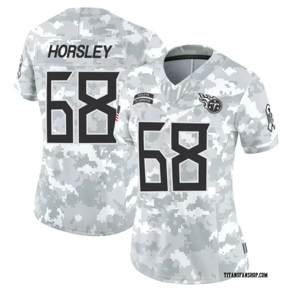 Women's Cam Horsley Tennessee Titans Limited Arctic Camo 2024 Salute to Service Jersey