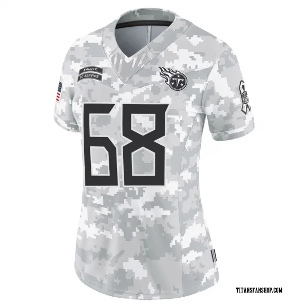 Women's Cam Horsley Tennessee Titans Limited Arctic Camo 2024 Salute to Service Jersey
