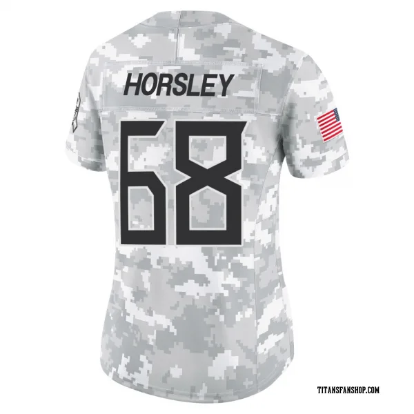 Women's Cam Horsley Tennessee Titans Limited Arctic Camo 2024 Salute to Service Jersey