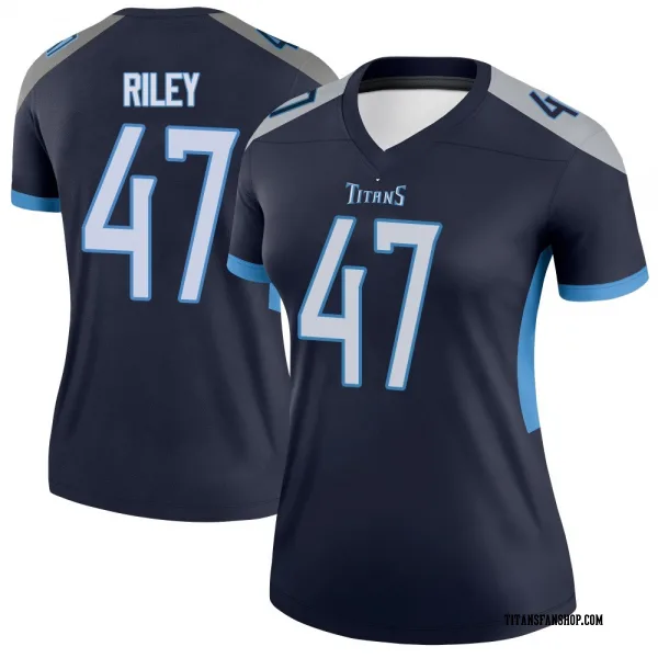 Women's Cam Riley Tennessee Titans Legend Navy Jersey