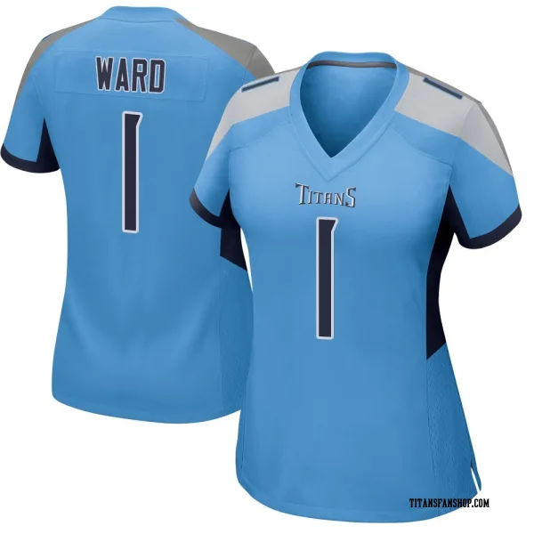 Women's Cam Ward Tennessee Titans Game Light Blue Jersey