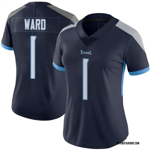 Women's Cam Ward Tennessee Titans Limited Navy Vapor Untouchable Jersey