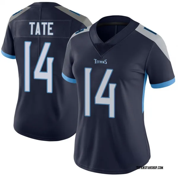 Women's Carnell Tate Tennessee Titans Limited Navy Vapor Untouchable Jersey