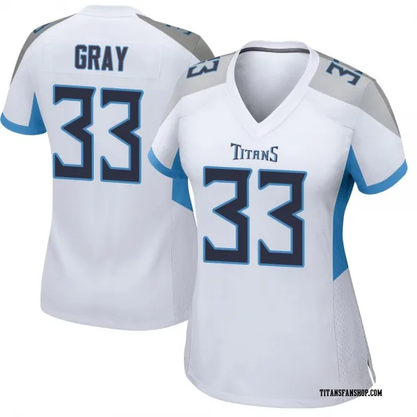 Women's Cedric Gray Tennessee Titans Game White Jersey