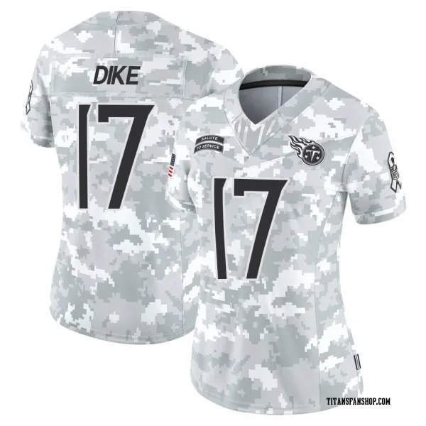 Women's Chimere Dike Tennessee Titans Limited Arctic Camo 2024 Salute to Service Jersey