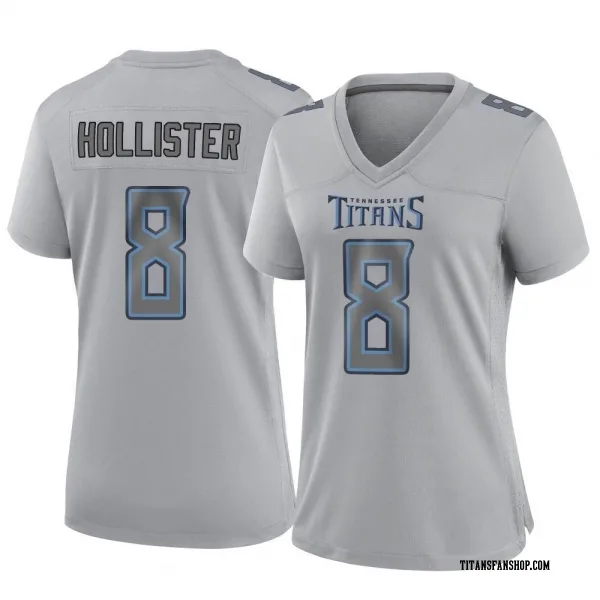 Women's Cody Hollister Tennessee Titans Game Gray Atmosphere Fashion Jersey