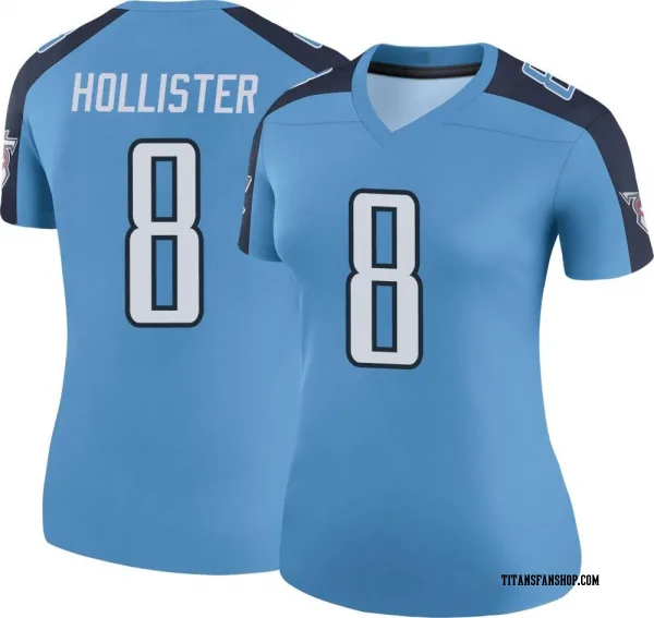 Women's Cody Hollister Tennessee Titans Legend Light Blue Color Rush Jersey