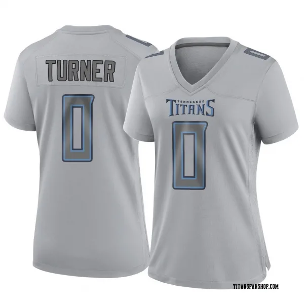 Women's Cole Turner Tennessee Titans Game Gray Atmosphere Fashion Jersey