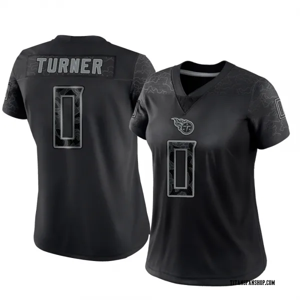 Women's Cole Turner Tennessee Titans Limited Black Reflective Jersey