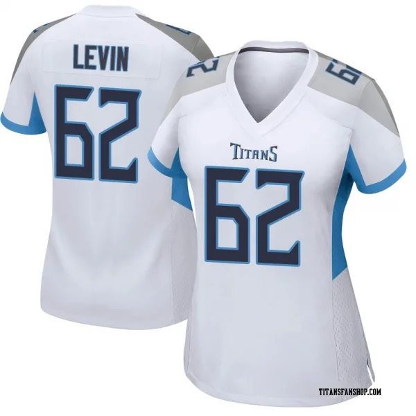 Women's Corey Levin Tennessee Titans Game White Jersey