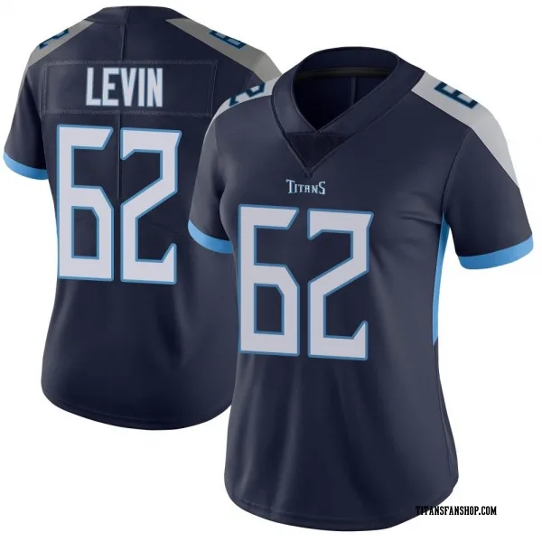 Women's Corey Levin Tennessee Titans Limited Navy Vapor Untouchable Jersey