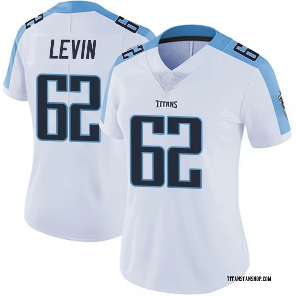 Women's Corey Levin Tennessee Titans Limited White Vapor Untouchable Jersey