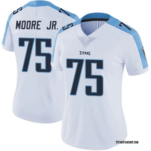 Women's Dan Moore Jr. Tennessee Titans Limited White Vapor Untouchable Jersey