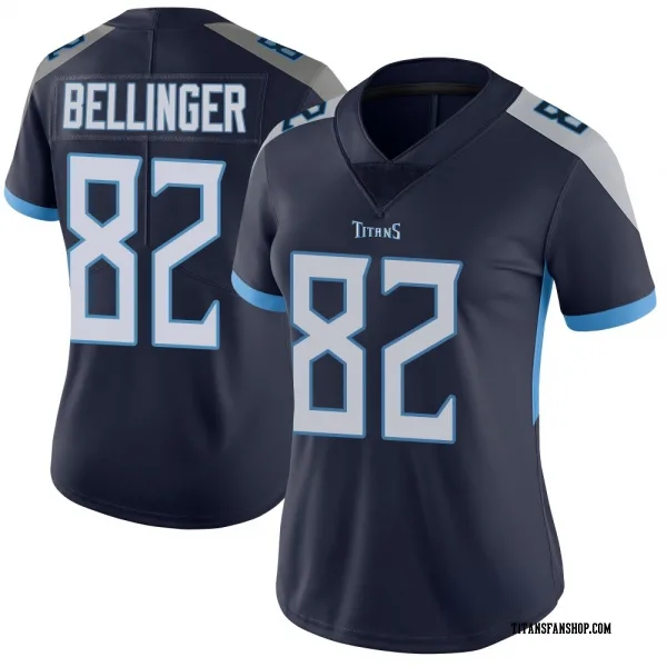 Women's Daniel Bellinger Tennessee Titans Limited Navy Vapor Untouchable Jersey