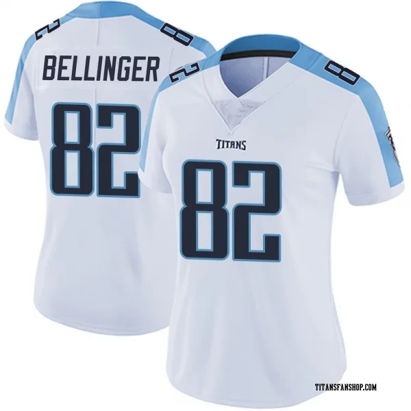 Women's Daniel Bellinger Tennessee Titans Limited White Vapor Untouchable Jersey