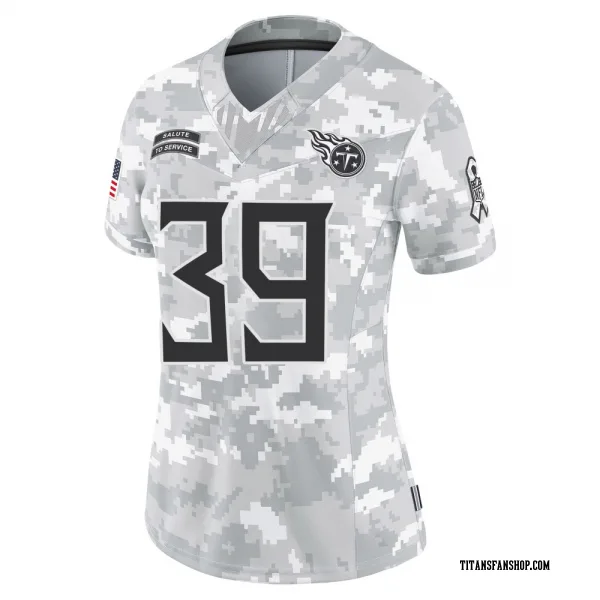 Women's Darrell Baker Jr. Tennessee Titans Limited Arctic Camo 2024 Salute to Service Jersey