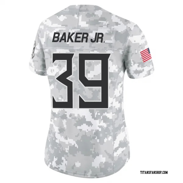 Women's Darrell Baker Jr. Tennessee Titans Limited Arctic Camo 2024 Salute to Service Jersey