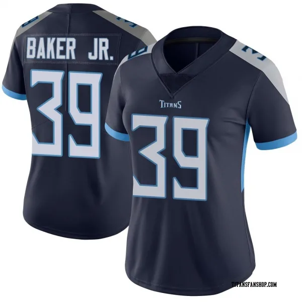 Women's Darrell Baker Jr. Tennessee Titans Limited Navy Vapor Untouchable Jersey