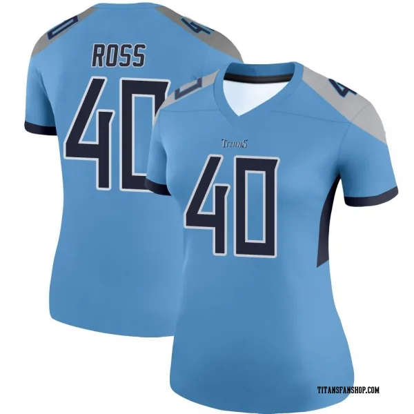 Women's Davion Ross Tennessee Titans Legend Light Blue Jersey
