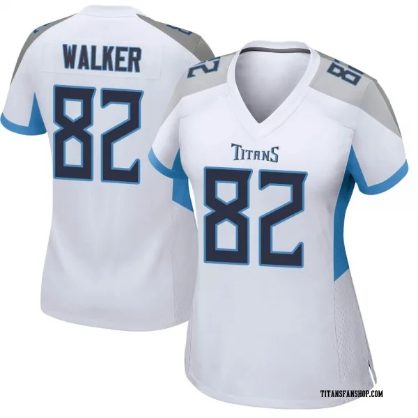 Women's Delanie Walker Tennessee Titans Game White Jersey