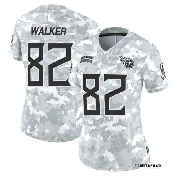 Women's Delanie Walker Tennessee Titans Limited Arctic Camo 2024 Salute to Service Jersey