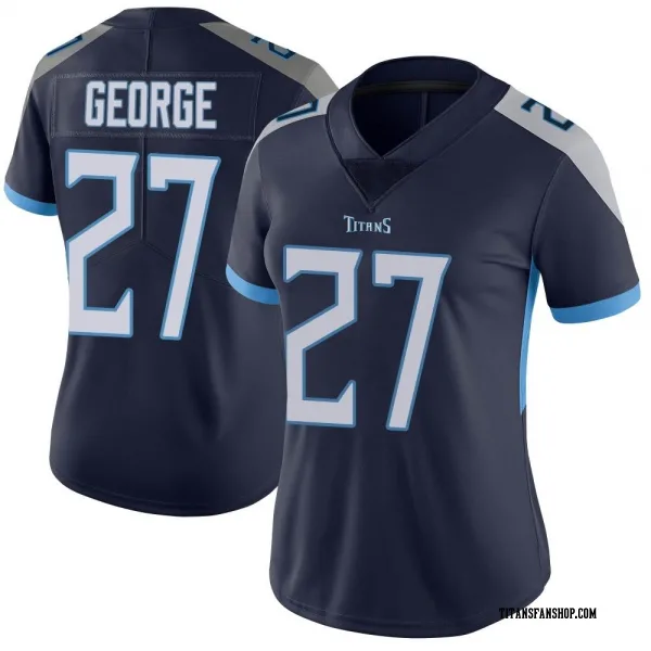 Women's Eddie George Tennessee Titans Limited Navy Vapor Untouchable Jersey