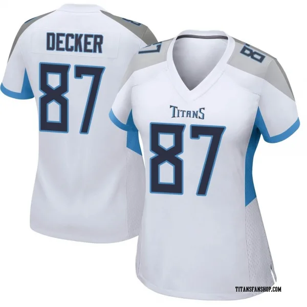 Women's Eric Decker Tennessee Titans Game White Jersey
