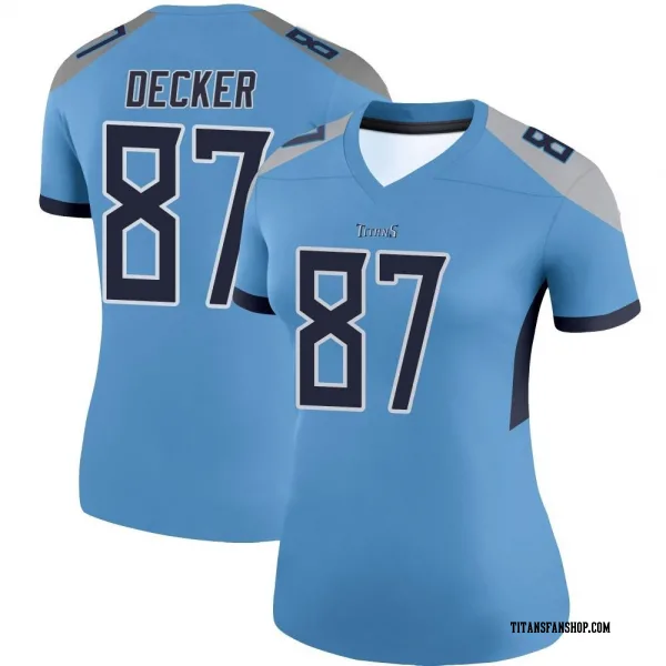 Women's Eric Decker Tennessee Titans Legend Light Blue Jersey