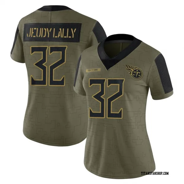 Women's Gabe Jeudy-Lally Tennessee Titans Limited Olive 2021 Salute To Service Jersey