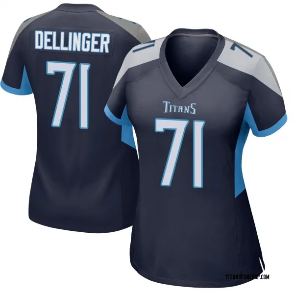 Women's Garrett Dellinger Tennessee Titans Game Navy Jersey