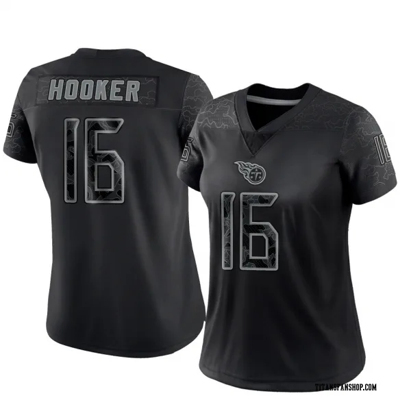 Women's Hendon Hooker Tennessee Titans Limited Black Reflective Jersey
