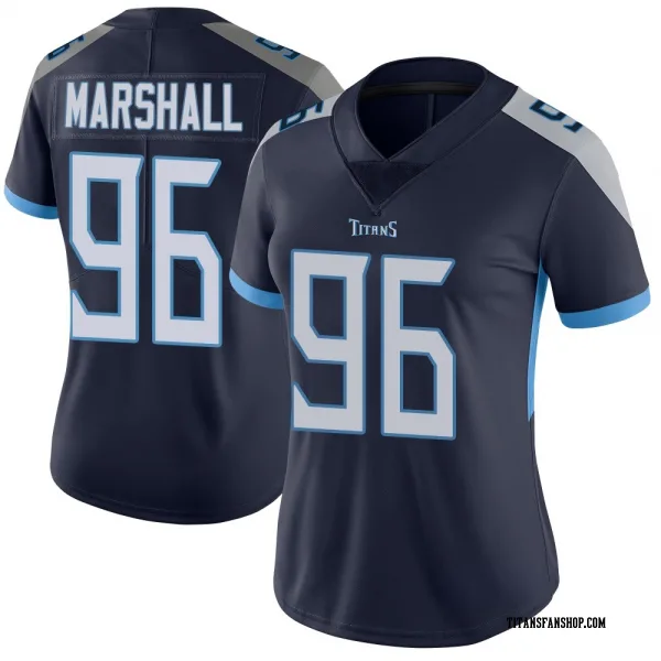 Women's Jackie Marshall Tennessee Titans Limited Navy Vapor Untouchable Jersey