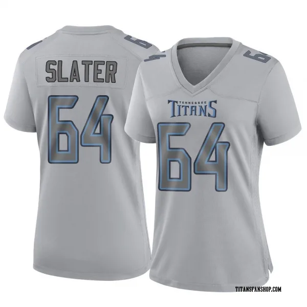 Women's Jackson Slater Tennessee Titans Game Gray Atmosphere Fashion Jersey