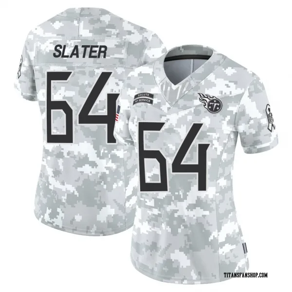 Women's Jackson Slater Tennessee Titans Limited Arctic Camo 2024 Salute to Service Jersey