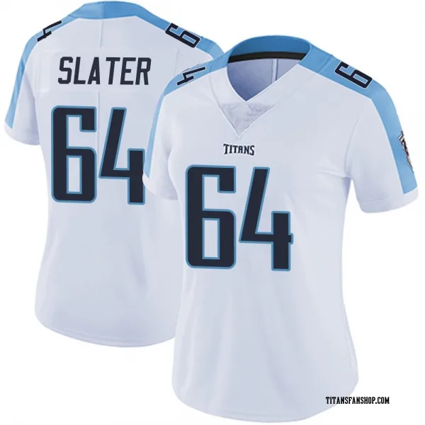 Women's Jackson Slater Tennessee Titans Limited White Vapor Untouchable Jersey