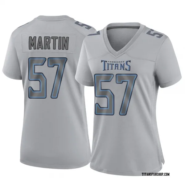 Women's Jacob Martin Tennessee Titans Game Gray Atmosphere Fashion Jersey