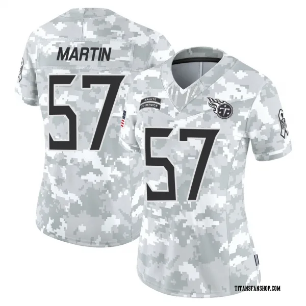 Women's Jacob Martin Tennessee Titans Limited Arctic Camo 2024 Salute to Service Jersey