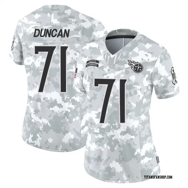 Women's Jaelyn Duncan Tennessee Titans Limited Arctic Camo 2024 Salute to Service Jersey