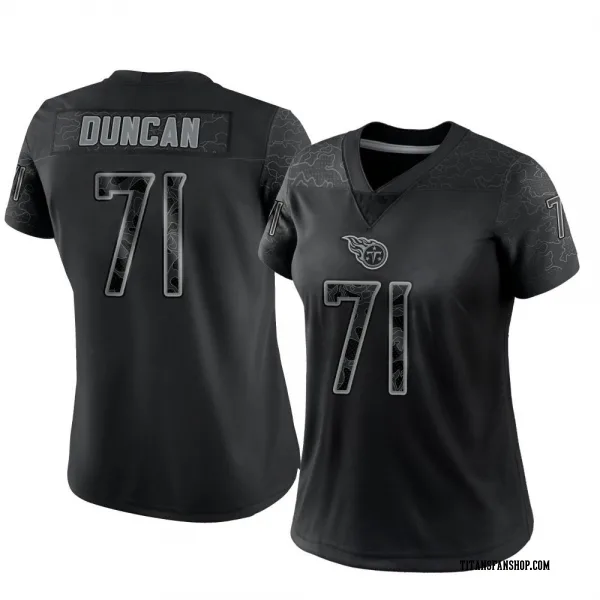 Women's Jaelyn Duncan Tennessee Titans Limited Black Reflective Jersey