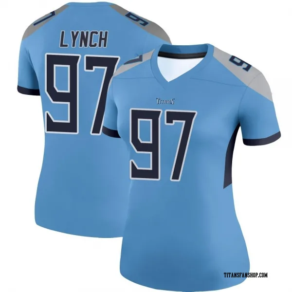 Women's James Lynch Tennessee Titans Legend Light Blue Jersey