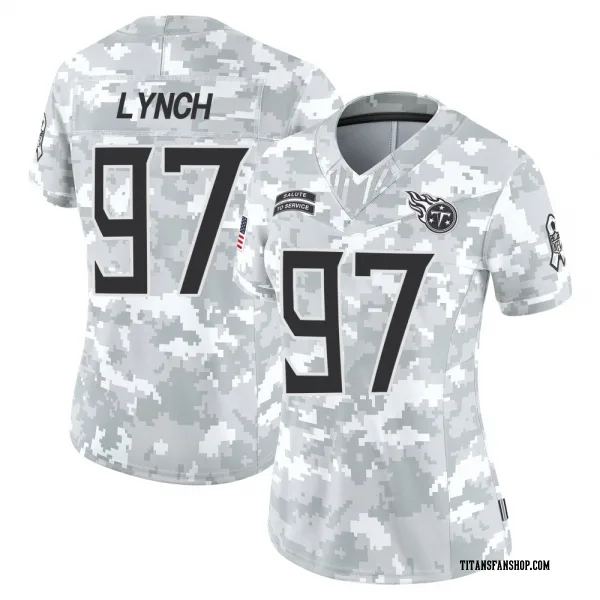 Women's James Lynch Tennessee Titans Limited Arctic Camo 2024 Salute to Service Jersey