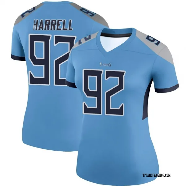 Women's Jaylen Harrell Tennessee Titans Legend Light Blue Jersey