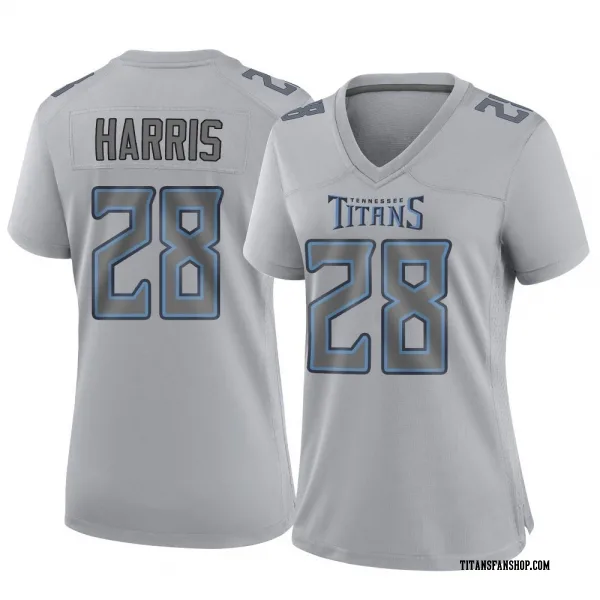 Women's Jermari Harris Tennessee Titans Game Gray Atmosphere Fashion Jersey