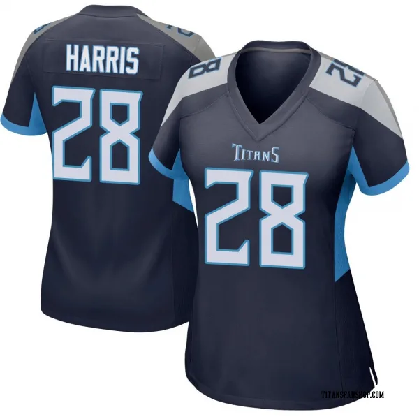 Women's Jermari Harris Tennessee Titans Game Navy Jersey