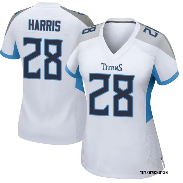 Women's Jermari Harris Tennessee Titans Game White Jersey